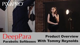 PIXAPRO DeepPara Parabolic Softbox Review ft CITI600 strobe  with Tommy Reynolds [upl. by Assilaj]