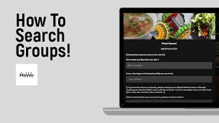 How to Search Groups in Mewe easy [upl. by Blackwell527]