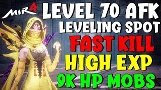 MIR4 LEVEL 70 AFK LEVELING SPOT  FAST KILL MOBS  HIGH EXP  PART 2 [upl. by Kinnie]