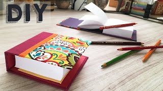 📚 DIY Easy Homemade NOTEBOOK 👉 Binding LOOSE LEAF [upl. by Einegue]