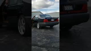 1992 MercedesBenz 600SEL S600 W140 V12 M120 Straight Pipe Exhaust Sound [upl. by Asreht]