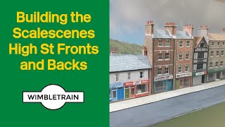 Building the Scalescenes High St Fronts and Backs in N Scale [upl. by Doris730]