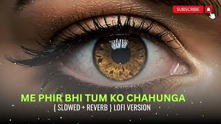 ME PHIR BHI TUM KO CHAHUNGA LOFI SONG 💔💘❣️ [upl. by Prudi355]