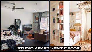 STUDIO APARTMENT DECOR  STUDIO DECOR [upl. by Presley]