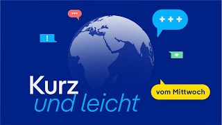 Deutsch lernen mit Videos  Kurz und leicht vom 06112024 mit deutschen Untertiteln [upl. by Terriss169]