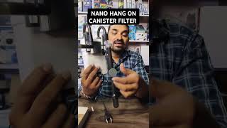 Sunsun XBL100 NANO HANG ON CANISTER FILTER BEST AQUASCAPING FILTER DESIGNER AQUARIUM shorts viral [upl. by Uwkuhceki]