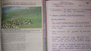 Class 9 History Notes Chapter 5  Pastoralists in the Modern WorldNotes in discription [upl. by Fredi]