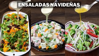 3 Ensaladas y Vinagretas Fáciles Para Acompañar Tus Cenas Navideñas En Un Toque  Parte 1  Abelca [upl. by Brien60]