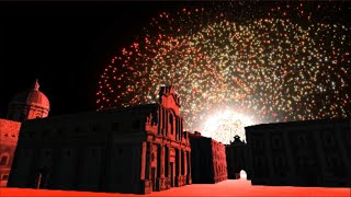 FUOCHI DARTIFICIO FESTA DI S AGATA  SERA DEL TRE CATANIA 2021  Virtual Event [upl. by Legge]