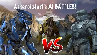 ELITES VS SPARTANS Halo Infinite forge ai battle [upl. by Elkcim]