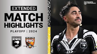 Pacific Championships 2024  New Zealand Kiwis vs PNG Kumuls  Extended Match Highlights [upl. by Kinnard750]