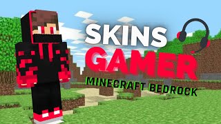 Minecraft Bedrock PS4  CÓMO PONERME SKINS GRATIS ⚠️ 🎮 Cómo tener la SKIN GAMER [upl. by Naivatco]