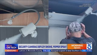 Security Cams Fight Back with Smoke and Spray [upl. by Akahs]