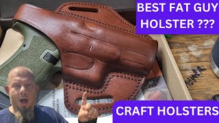 Breaking In NEW Custom Leather Holster For Big Guys  CRAFT HOLSTERS [upl. by Adelaja]