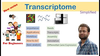 What is transcriptome Introduction part 1 Learn from scratch for beginners [upl. by Eilrebmik]