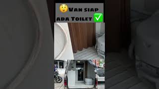 Campervan hiace built in toilet shower [upl. by Resay]