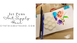 Jet Pens Art Haul [upl. by Colier]