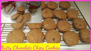 CHEWY CHOCOLATE CHIP COOKIES RECIPE  NUTTY CHOCOLATE CHIP COOKIES [upl. by Julius190]