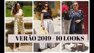 TENDÊNCIAS VERÃO 2019  10 LOOKS PARA USAR JÁ [upl. by Zsa]