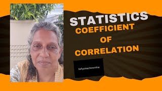 Coefficient of Correlation Statistics safiya teacher [upl. by Hwang]