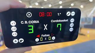 Destacado cordobasket vs coria final [upl. by Sik]