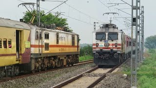 High Speed PERFECT Crossing TRAINS  Part 5  Express Trains amp Passenger Trains  Indian Railways [upl. by Nonnair255]