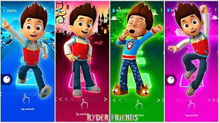 Team Ryder 🥰  Ryder 🆚 Ryder 🆚 Ryder 🆚 Ryder  PAW Patrol 🎶 Tiles Hop EDM Rush [upl. by Senzer]