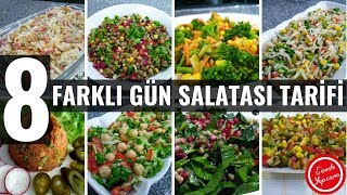 8 Farklı Gün Salatası Tarifleri ve Çeşitleri salata [upl. by Rockwell]