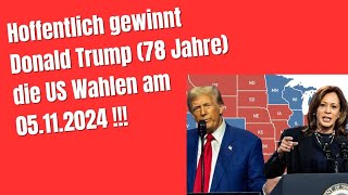 Donald Trump  78 Jahre  am 05112024 die USA Wahlen [upl. by Placidia]