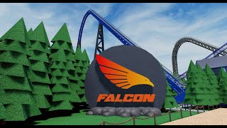 FalconFront row POV  Falcon Ridge  Theme Park Tycoon 2 [upl. by Eisnyl]