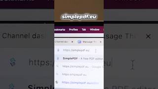 Edit PDF Forms Easily 📄shorts computer pdf [upl. by Blunt]