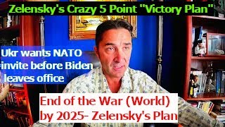 Zelensky presents his 5 Point quotVictory Planquot that could end War World by 2025 NATO membership [upl. by Reba]