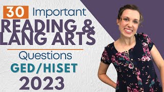 HiSET Reading  GED Language Arts 2023  Pass the Test [upl. by Misab88]