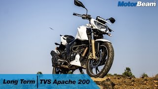 TVS Apache 200 Long Term Review  Issues We Faced  MotorBeam [upl. by Elisee]