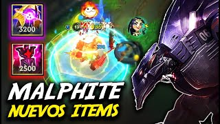 ¡¡MALPHITE MID DESTROZA con los NUEVOS ITEMS en WILD RIFT [upl. by Chicoine971]