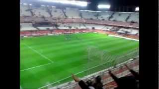 Frente Atlético en el Sanchez Pizjuán  Sevilla  Atlético  Semifinales Copa [upl. by Guimond]