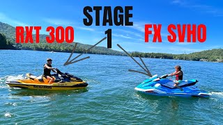 STAGE 1 FX SVHO VS STAGE 1 RXT 300 [upl. by Mikol]