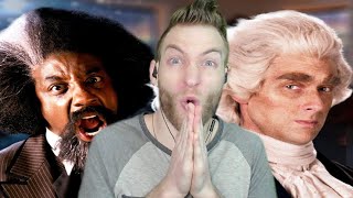 HE APOLOGIZED Reacting to quotFrederick Douglass vs Thomas Jeffersonquot Epic Rap Battles of History [upl. by Bartosch967]