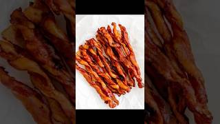 Bacon in the oven Easy cooking and cleanup bacon easyrecipes baconsbits yummy food [upl. by Kirch]