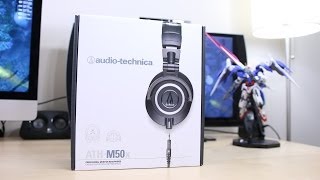 Audio Technica ATHM50x Unboxing [upl. by Leen]