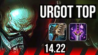 URGOT vs SETT TOP  411  KR Master  1422 [upl. by Lekram]