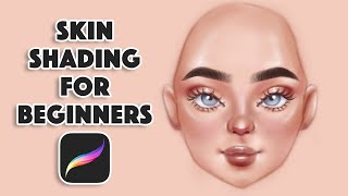 Skin Shading for Beginners in Procreate  Procreate Tutorial for Beginners [upl. by Noseaj]