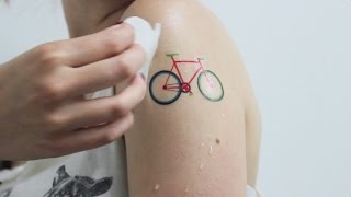 Applying Temporary Tattoos  StickerYou Tutorials [upl. by Capone]