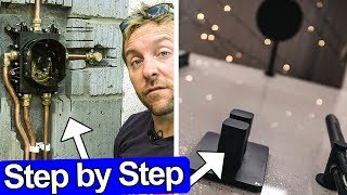 HOW TO INSTALL A SHOWER VALVE STEP BY STEP  Concealed Crosswater Crossbox [upl. by Nellie]