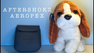 Unboxing  Aeropex Aftershokz Bone Conduction Headphones [upl. by Racklin]