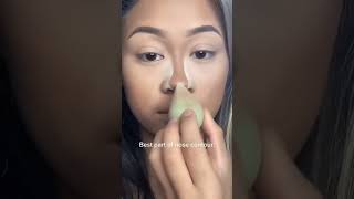 😍 Easiest Nose Contour Tutorial 👌Perfect Snatched Nose makeup routine contour shorts makeup [upl. by Emixam]