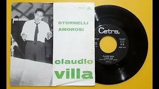 CLAUDIO VILLA A MEZZA VOCE  1 E 2 PARTE  CETRA 1957 [upl. by Lyndsey]