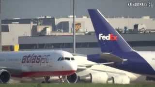 Planespotting  CologneBonn Airport CGN  01062014 [upl. by Ardelis434]