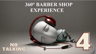 Insane 8D ASMR Barbershop Experience Part 4  No Talking Version [upl. by Coppins]