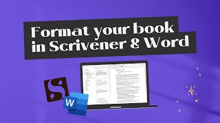 Standard Manuscript Format in Word and Scrivener [upl. by Nyrmac]